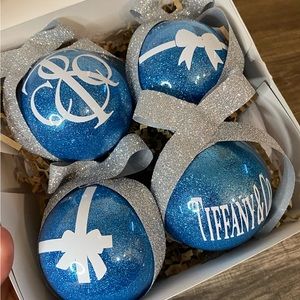 Hand Crafted Customized TC Inspired Christmas Tree Ornaments Bulb